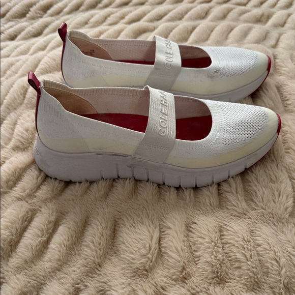 Cole Haan Women's ZeroGrand White and Pink Sneakers - Picture 5 of 5